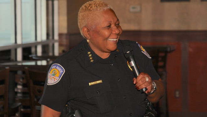 Fort Pierce Police Chief Diane Hobley-Burney talked about the challenges she has faced in her law enforcement career and shared the solutions she found to successfully overcome these challenges.