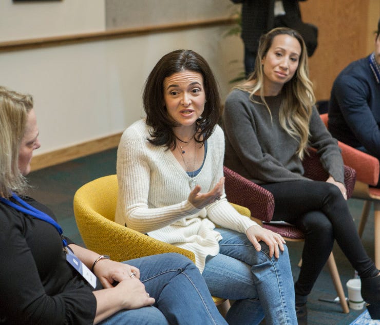 Facebook's chief operating officer and 