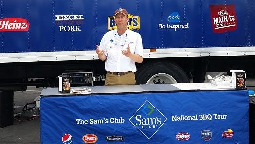 Michael McDearman will provide BBQ tips from the pros at the Sam's Club in Ypsilanti.