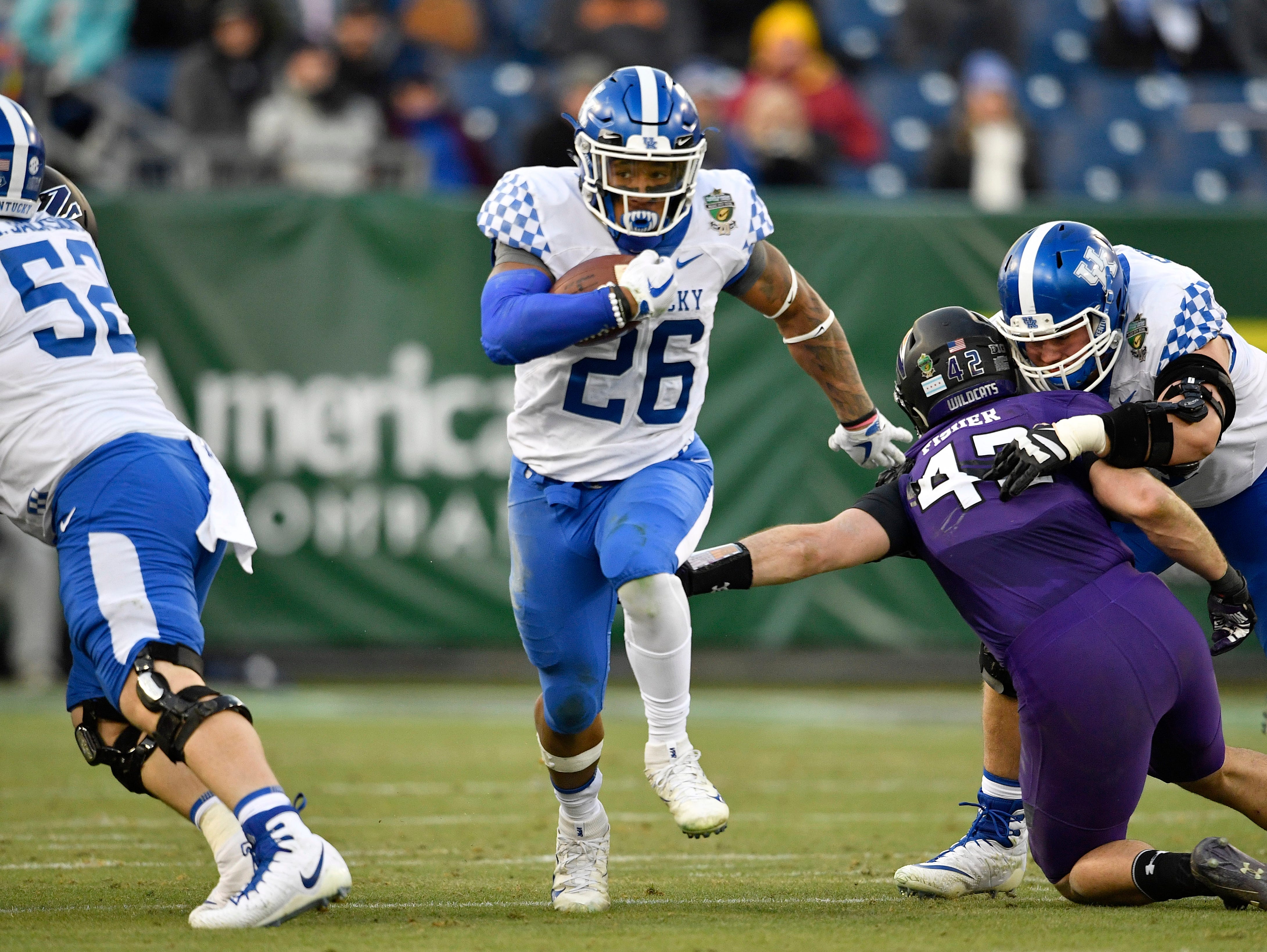 Kentucky Football Benny Snell S Music City Bowl Ejection Sets