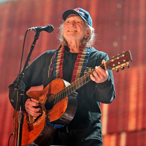 Willie Nelson performs at Farm Aid 30 in Chicago i