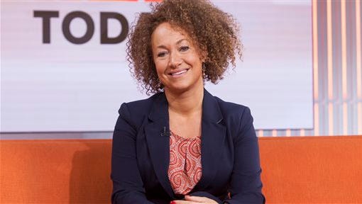 Former NAACP leader Rachel Dolezal appears on the "Today" show set on Tuesday, June 16, 2015, in New York.