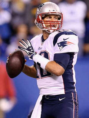Tom Brady's Patriots are favored at home on Sunday against the Lions.