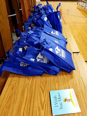 Each Pickford High School senior received a bag full of items purchased with the help of a COVID-19 Response Grant from the Michigan College Access Network and items generously donated by many of the students' chosen post-secondary institutions.