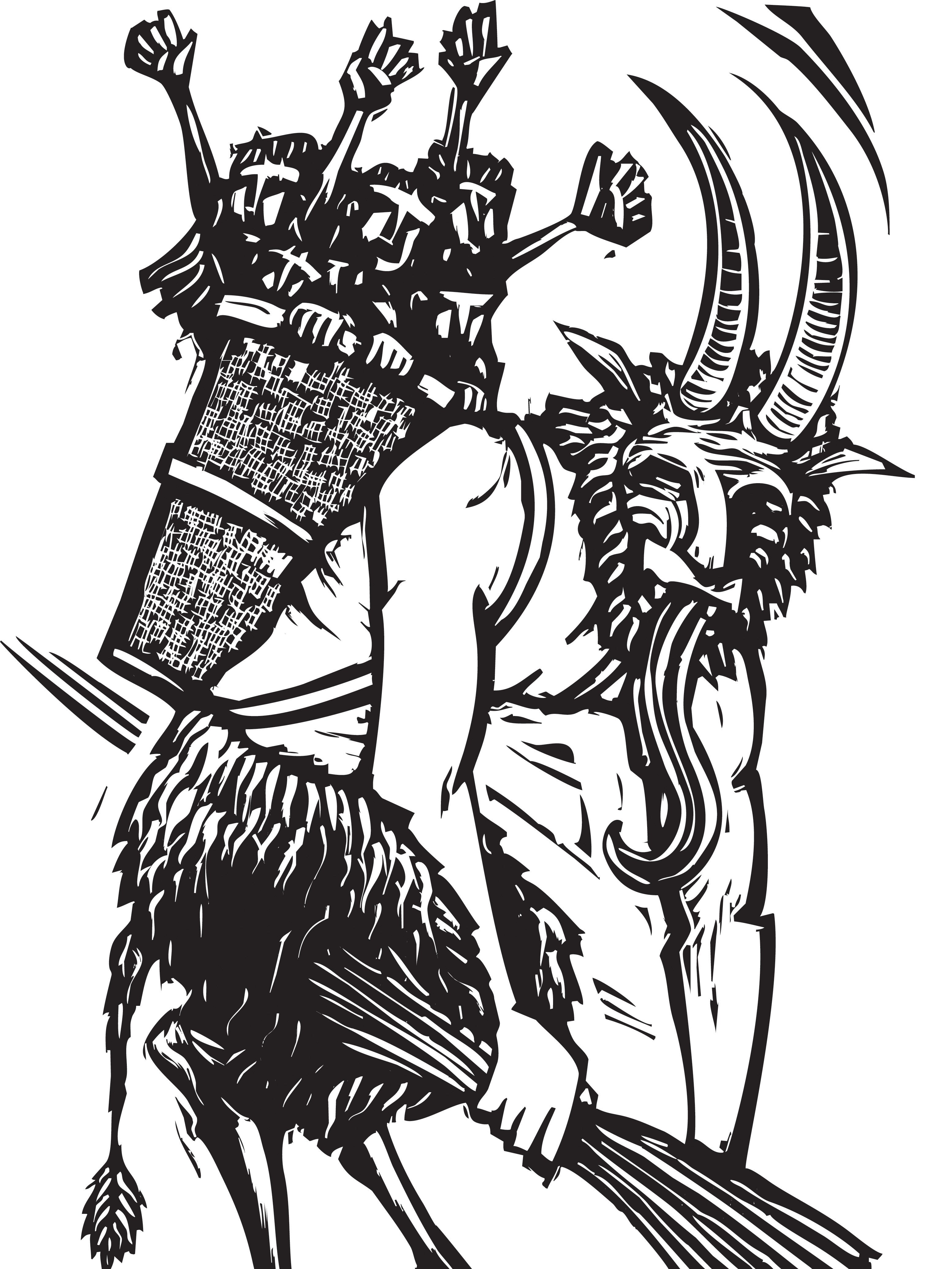What S The Deal With The Krampus Whereas the latter likes to turn a blind eye when children are naughty, the krampus prefers to rattle his chain in a terrifying manner, to attain the. what s the deal with the krampus