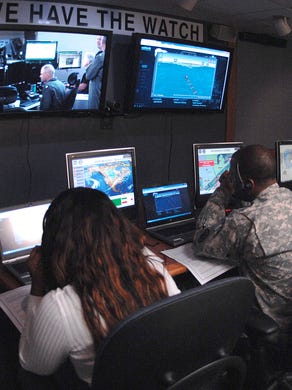 So far five military installations have been designated as Space Force bases: Patrick Air Force Base, Peterson, Schriever, and Buckley Air Force Bases in Colorado and Vandenberg Air Force Base in California. Shown is Peterson Air Force Base in Colorado. It's home to the NORAD Tracks Santa Operations Center.