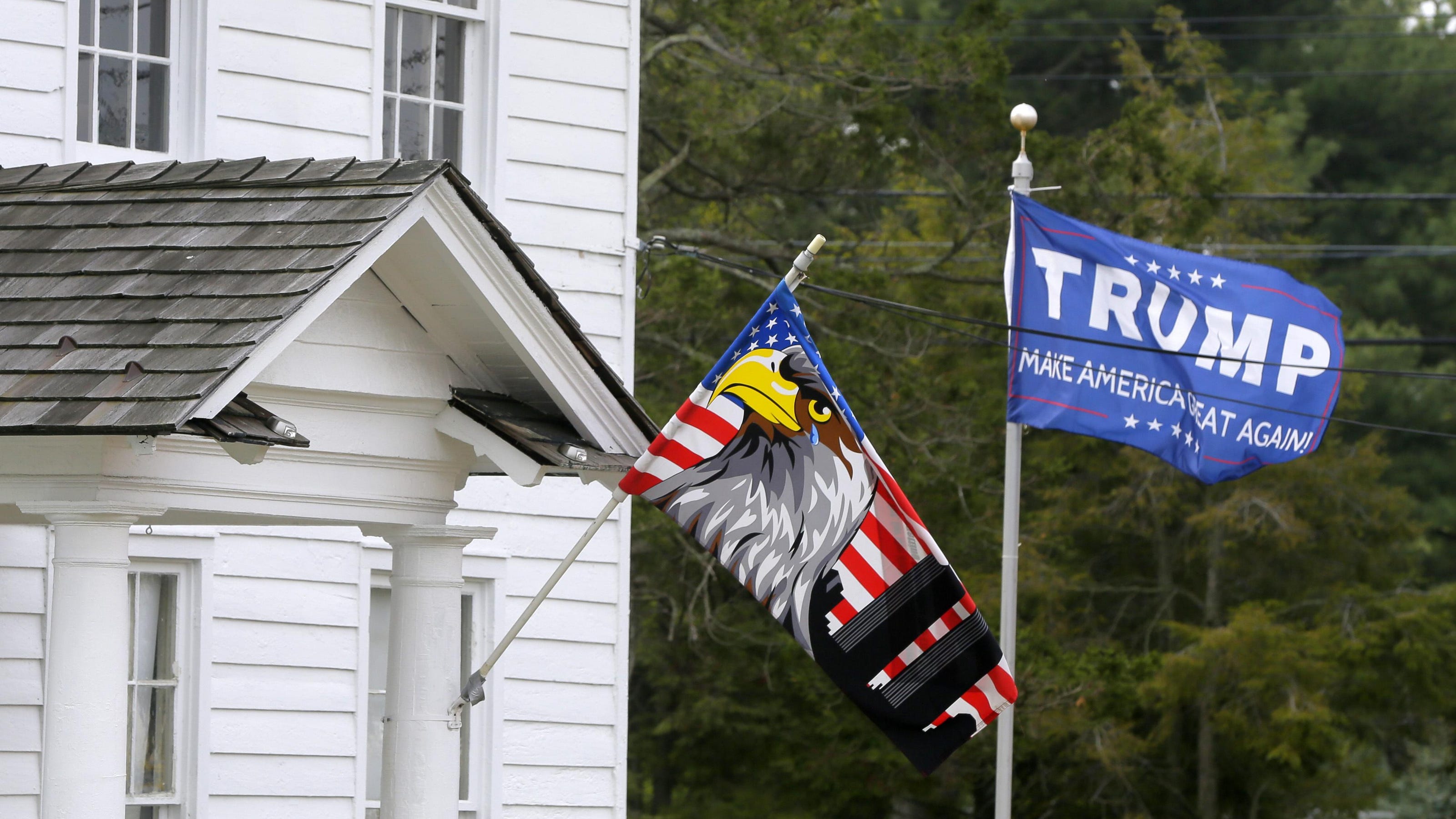 WATCH Trump flags keep flying; charges dropped
