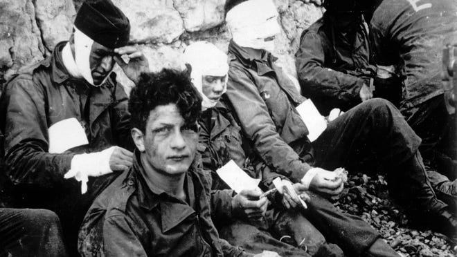 What being on the ground looked like during the D-Day invasion