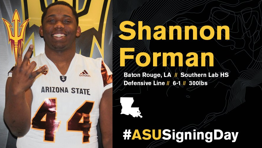 Arizona State Football Recruiting Class 2017