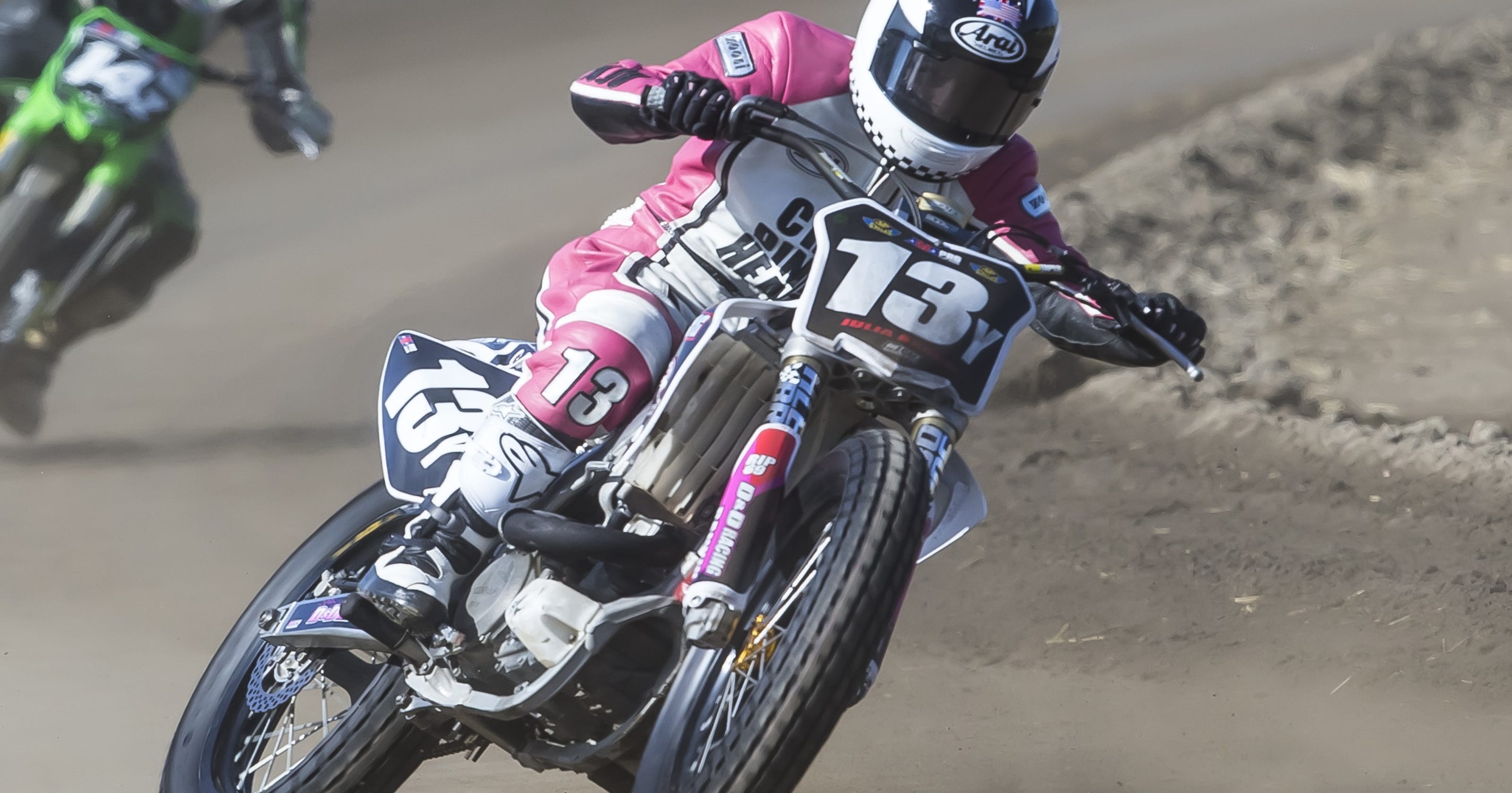 Flat track motorcycle racing on Saturday in Carson City