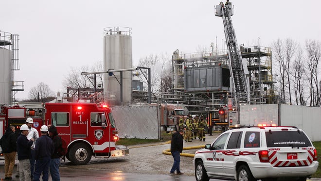 An explosion at Arboris LLC on Tamarack Road in December injured several workers. The company was recently fined $180,000 by OSHA for the event.