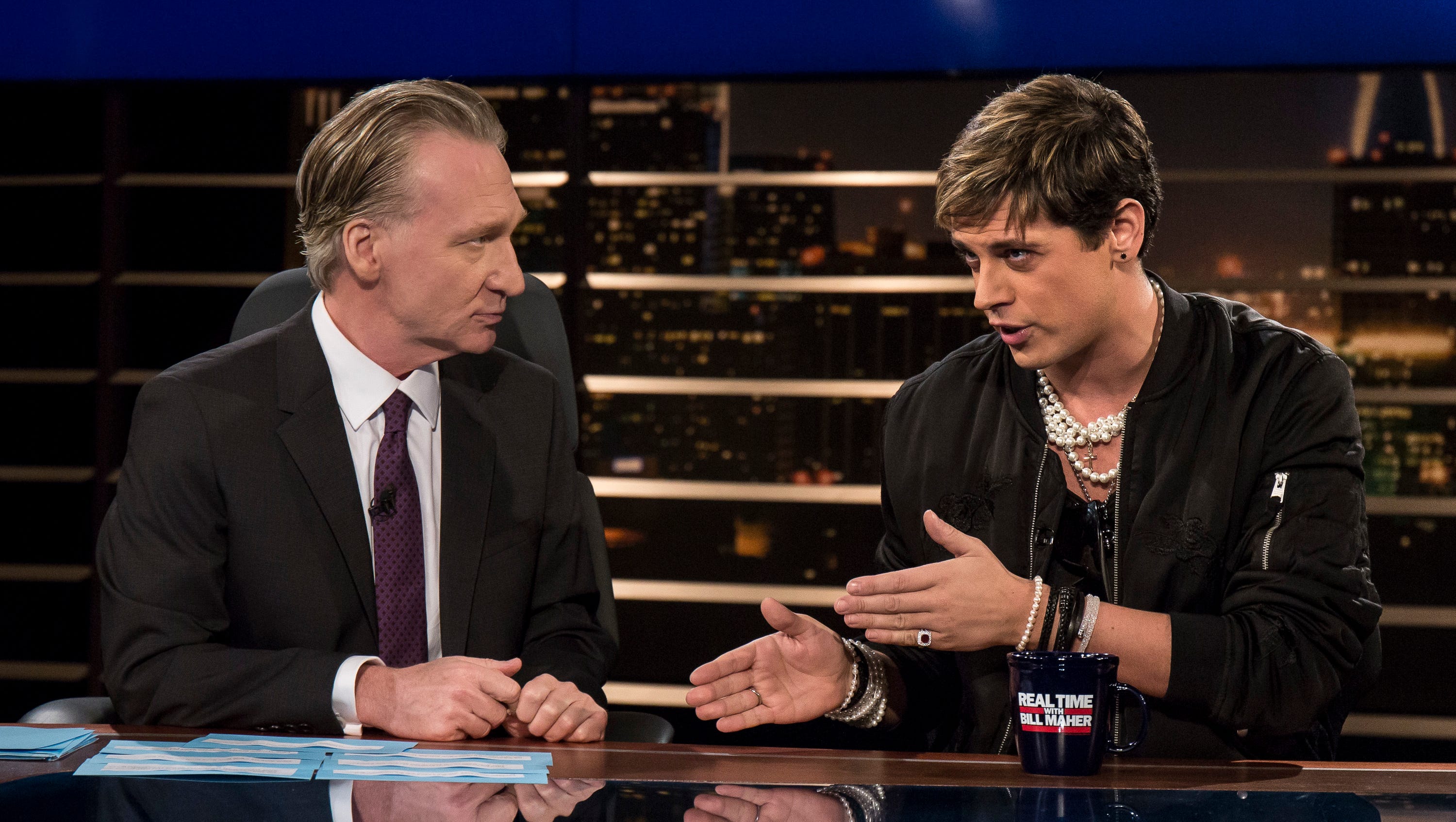 Milo Yiannopoulos Spars With Bill Maher Panel In Real Time Debut