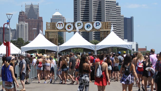 West Riverfront Park in Detroit hosted the Mo Pop Festival on Saturday, July 23, 2016.