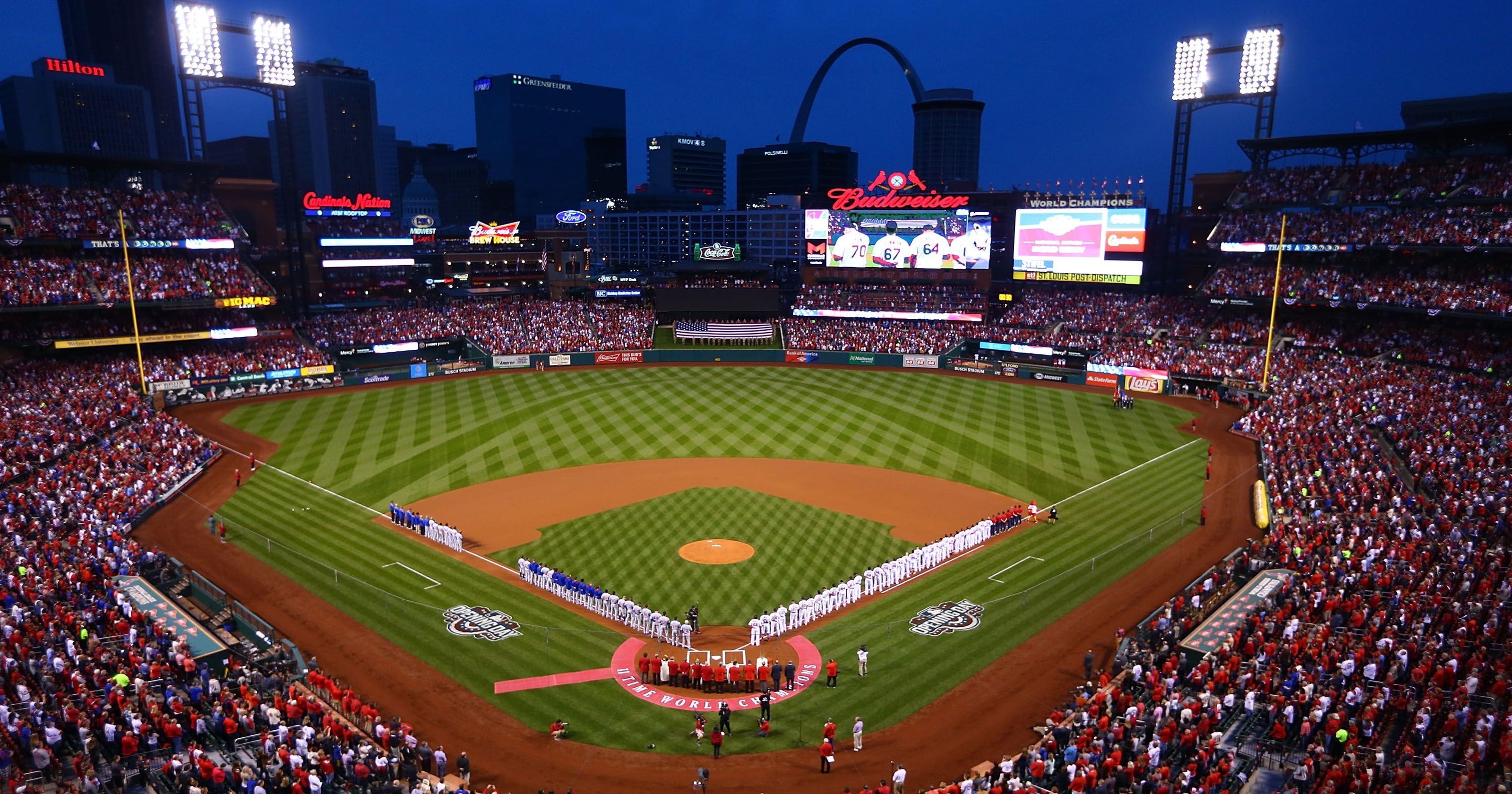 A woman was grazed by a stray bullet attending St. Louis Cardinals game at Busch Stadium