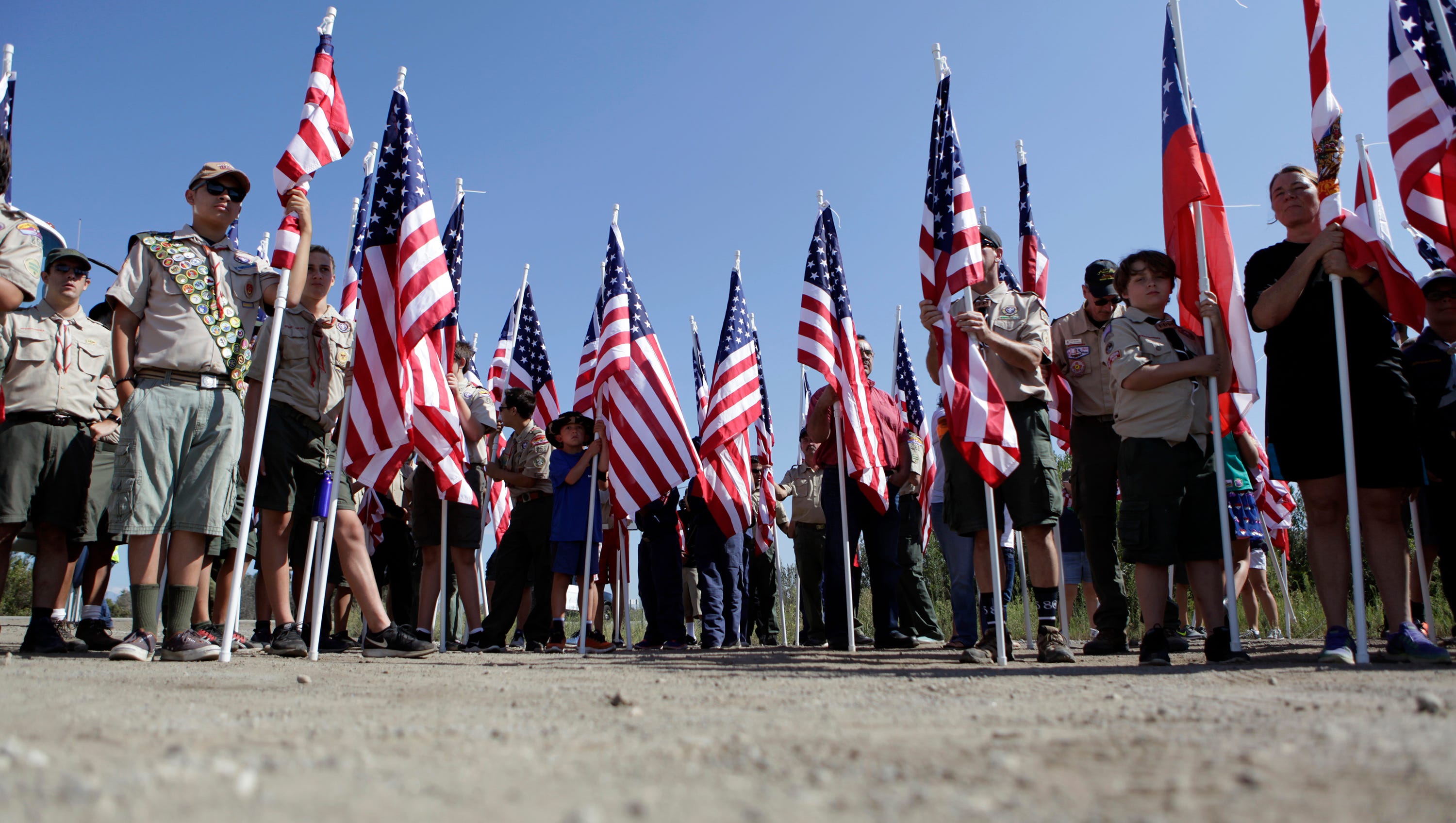 Motorcyclists honor 9/11 victims with 'ride to the flags' from Mugu