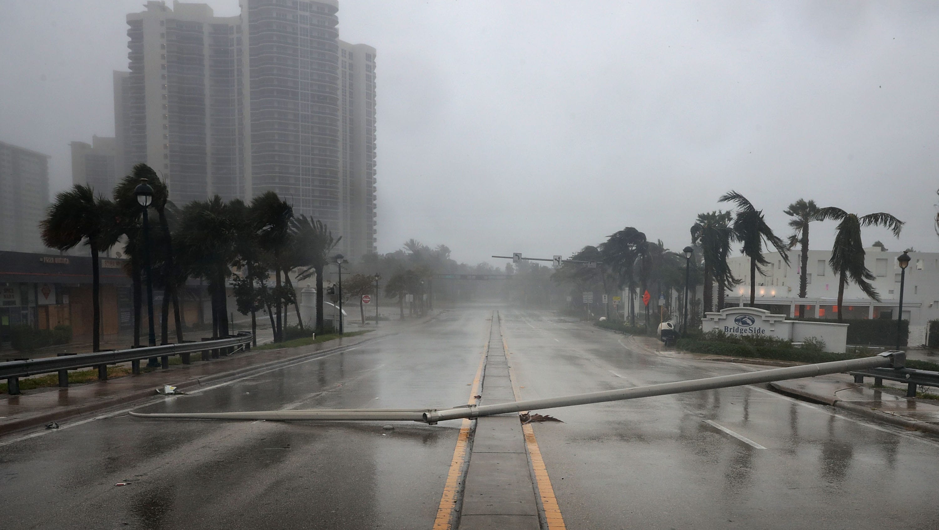 Mammoth Hurricane Irma Makes Second Landfall In Battered Florida