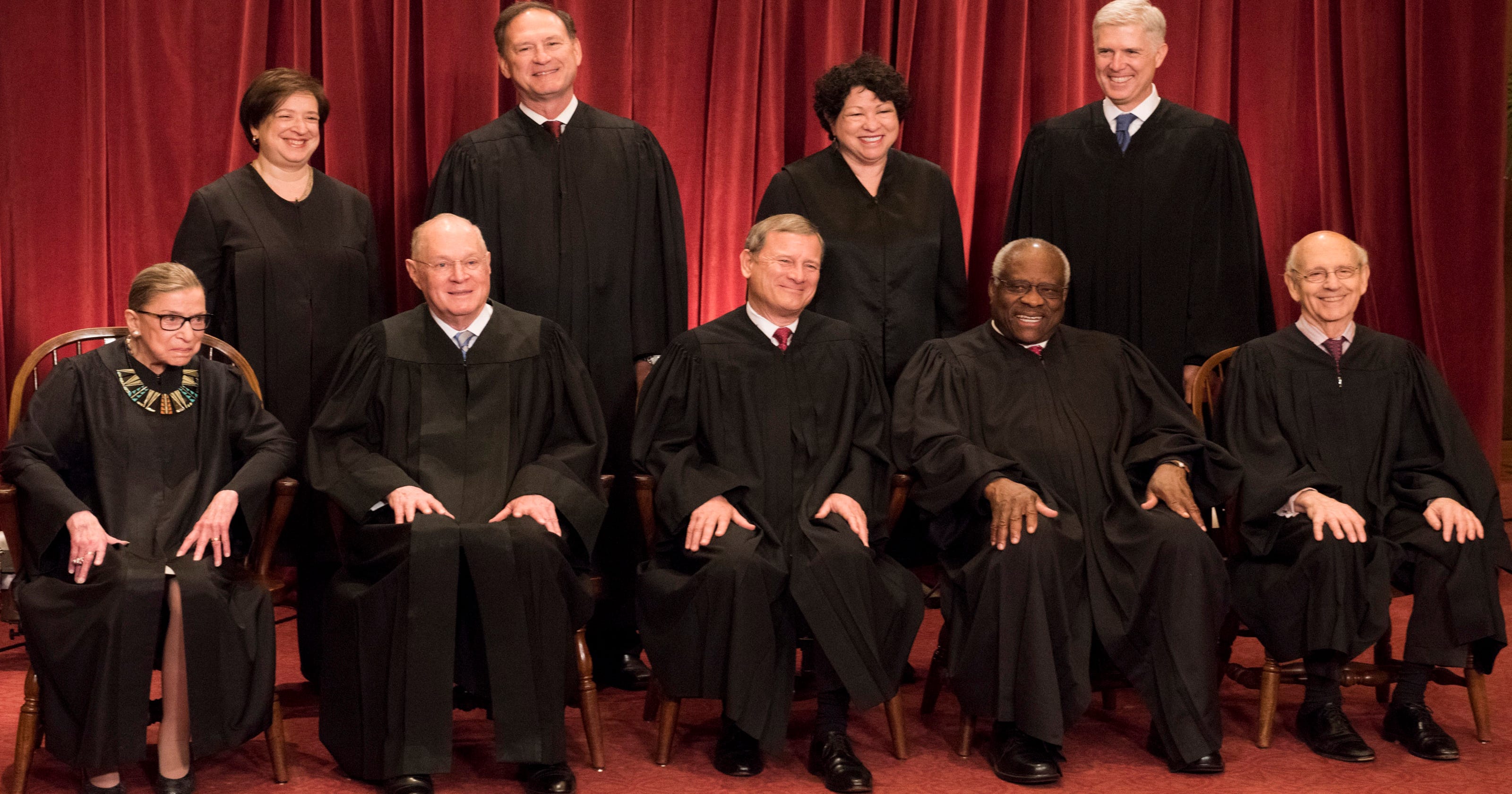 The Supreme Court justices