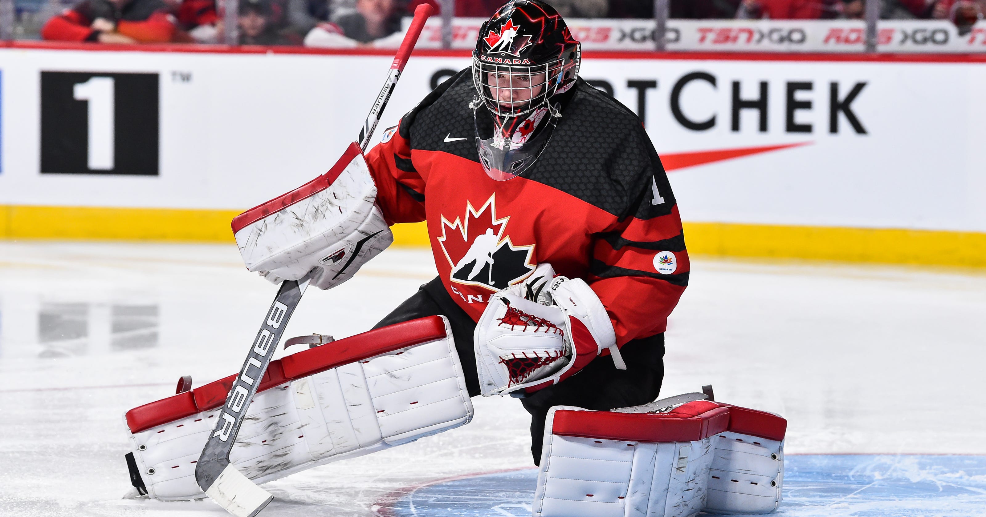 How much of a chance will Carter Hart get to make NHL next season?