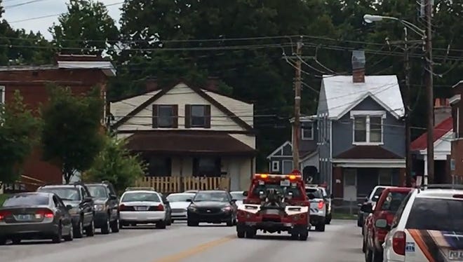 Scene of a shooting on Holman Avenue in Covington.