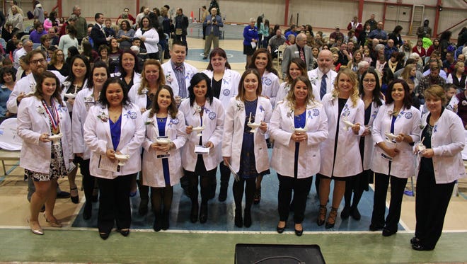 Terra State Community College held a pinning ceremony for its Fall 2016 nursing class.