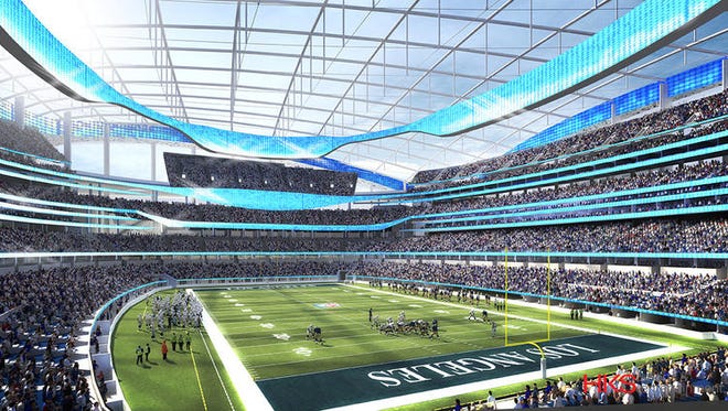 Stan Kroenke waited for this week's owners meetings to unveil the details on his proposed new Inglewood stadium.