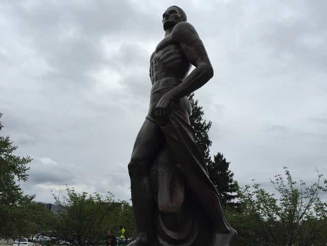 Sparty Statue On Msu Campus Targeted With Paint Filled Balloons