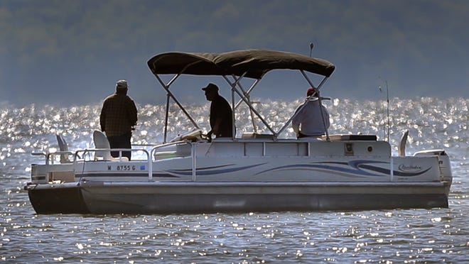 Boaters enjoy some time on Lake Winnebago near Menasha.