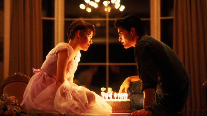 Molly Ringwald, with Michael Schoeffling, has a birthday to remember in "Sixteen Candles."
