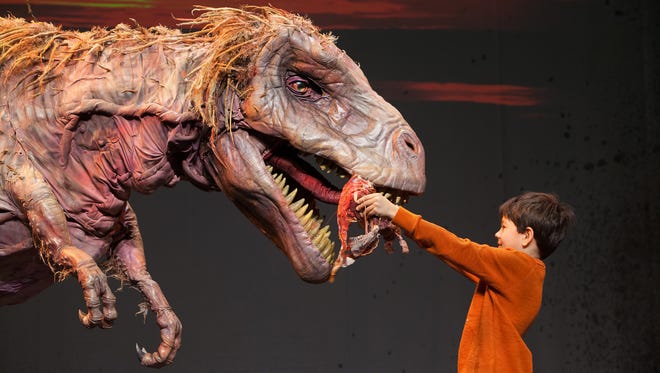 Erth's Dinosaur Zoo Live will take families on a tour through pre-historic Australia, where they'll meet and interact with lifelike dinosaurs.