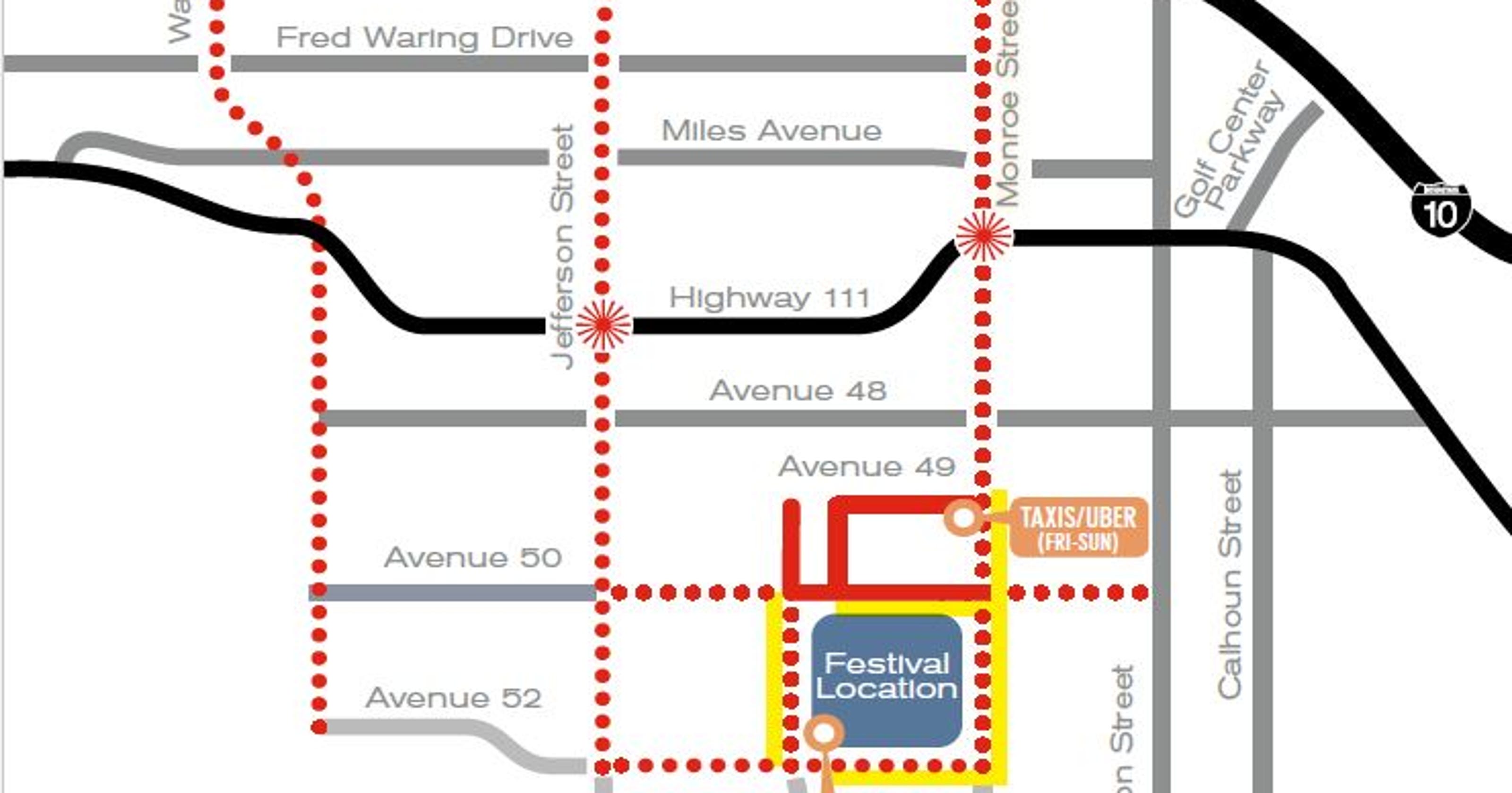 Indio, La Quinta road closures released for Coachella fest