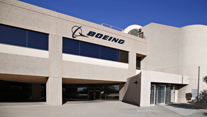 The Boeing manufacturing facility in Mesa Arizona on March 9, 2016.