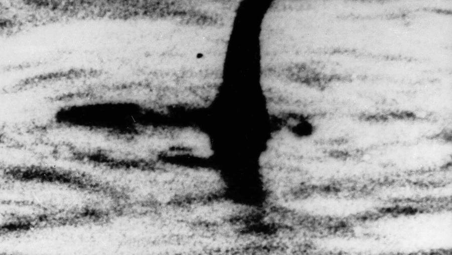 An undated photo of a shadowy shape that some people