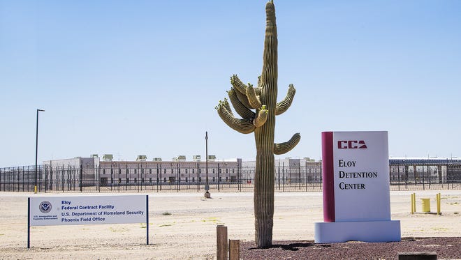The Eloy Detention Center in Eloy is one of four such U.S. Immigration and Customs Enforcement facilities in Arizona.