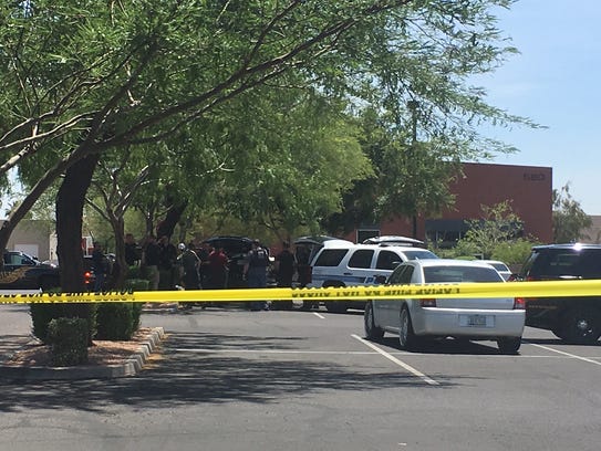 Chandler police say an armed man was holed up in a