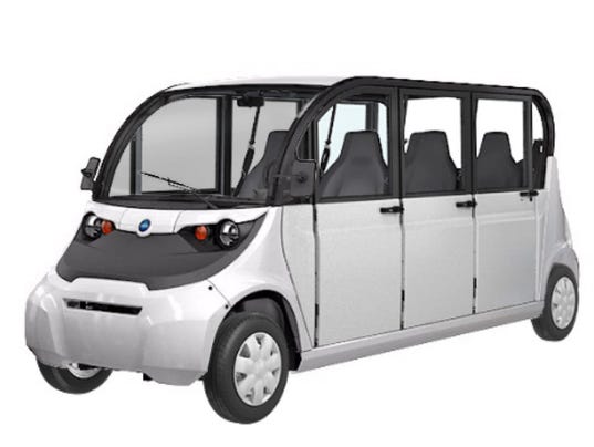 E-Shuttle von Polaris und May Mobility.