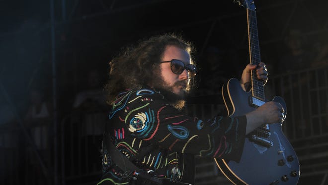 Lead singer Jim James of My Morning Jacket performs at the Bonnaroo Music & Arts Festival on June 13, 2015, in Manchester, Tenn. He will release his solo album "Uniform Distortion" on June 29.
