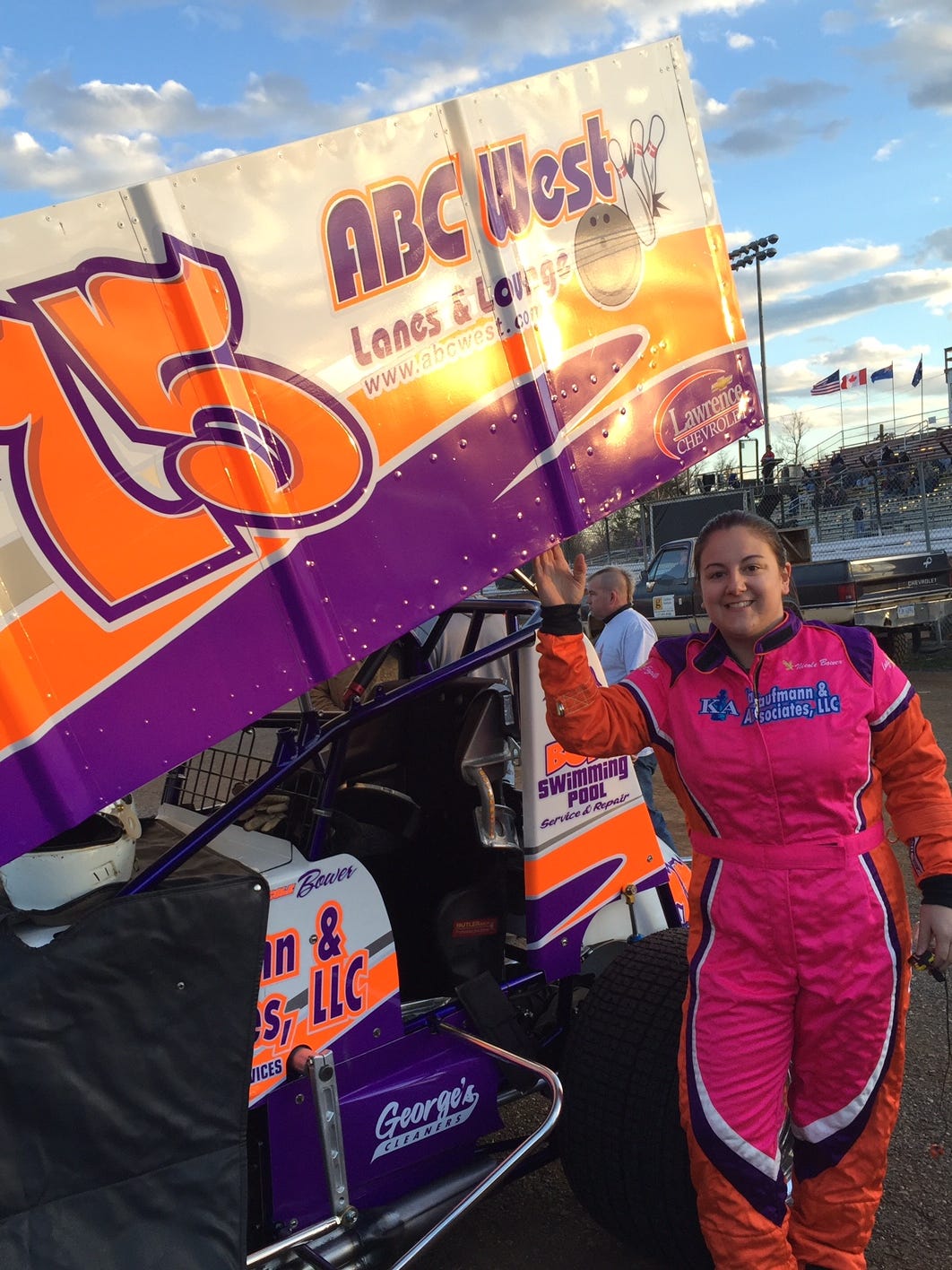 Q&A: Nicole Bower flourishes in fast lane