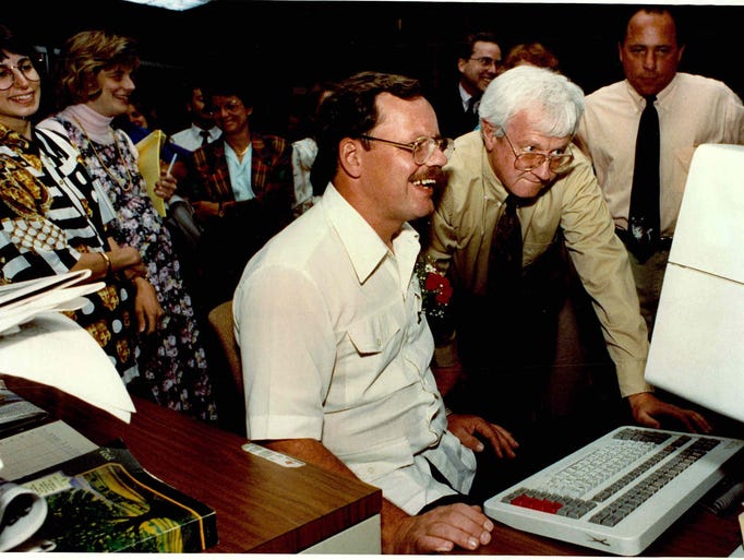 Associated Press reporter, Terry Anderson, a graduate
