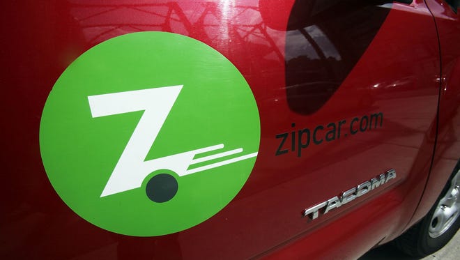 A Zipcar is seen in New York City parking lot in 2010.