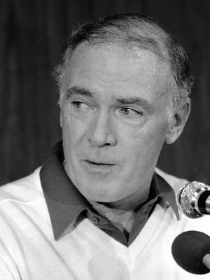 Chuck Knox on Dec. 31, 1983 as Seahawks coach. He coached the Lions offensive line in 1967-72.