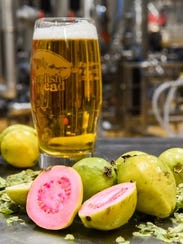 Dogfish Head's Firefly Ale '18, brewed with guava and