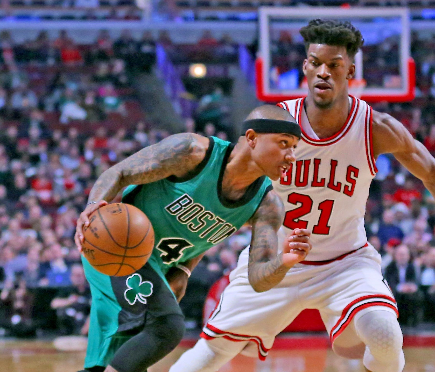 Isaiah Thomas and Jimmy Butler