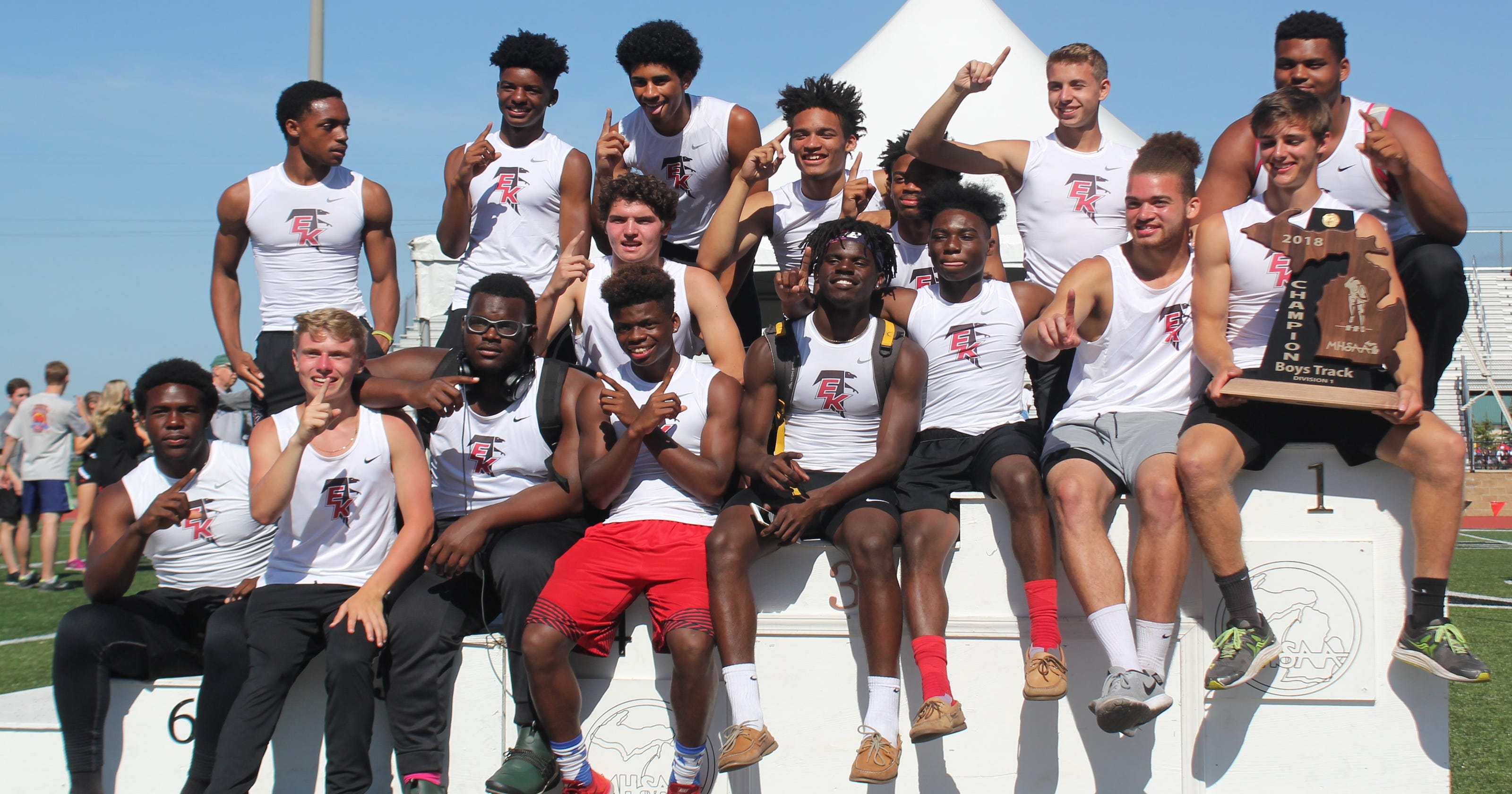East Kentwood Dominates Wins Division 1 State Track Title