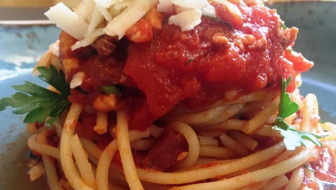 Barbatella's Spaghetti Amatriciana