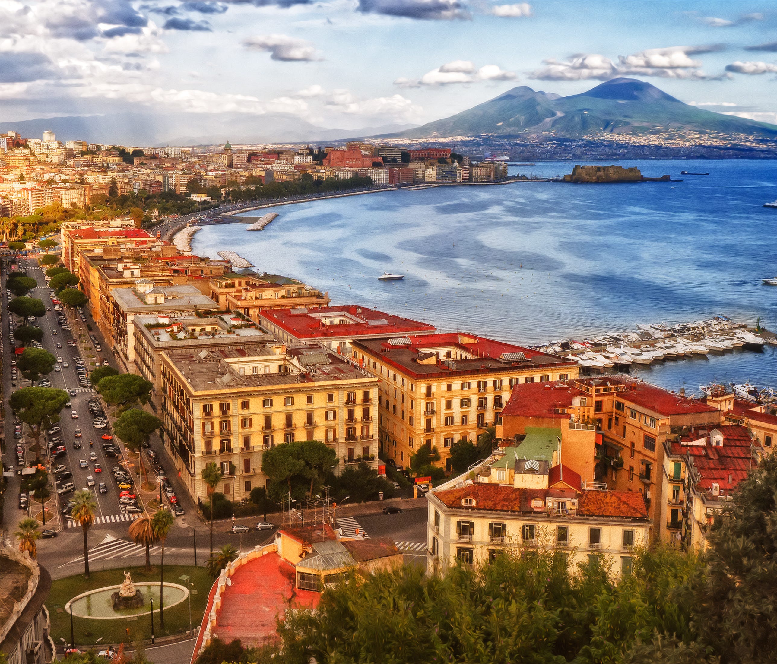 Florence-Naples: These two famous Italian cities are about 300 miles apart, and you can travel this train route in Europe much faster than flying. A one-way journey on ItaliaRail takes just two and a half hours as opposed to the five hours it takes t