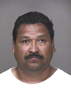 Samuel Porras, 53, attempted to steal construction equipment before the owner chased him down and got it back.