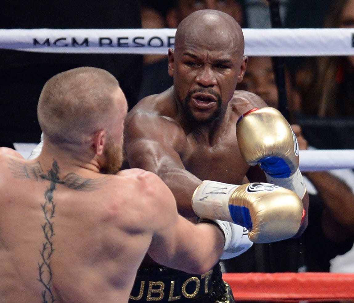 Floyd Mayweather remained unbeaten with his win over Conor McGregor.