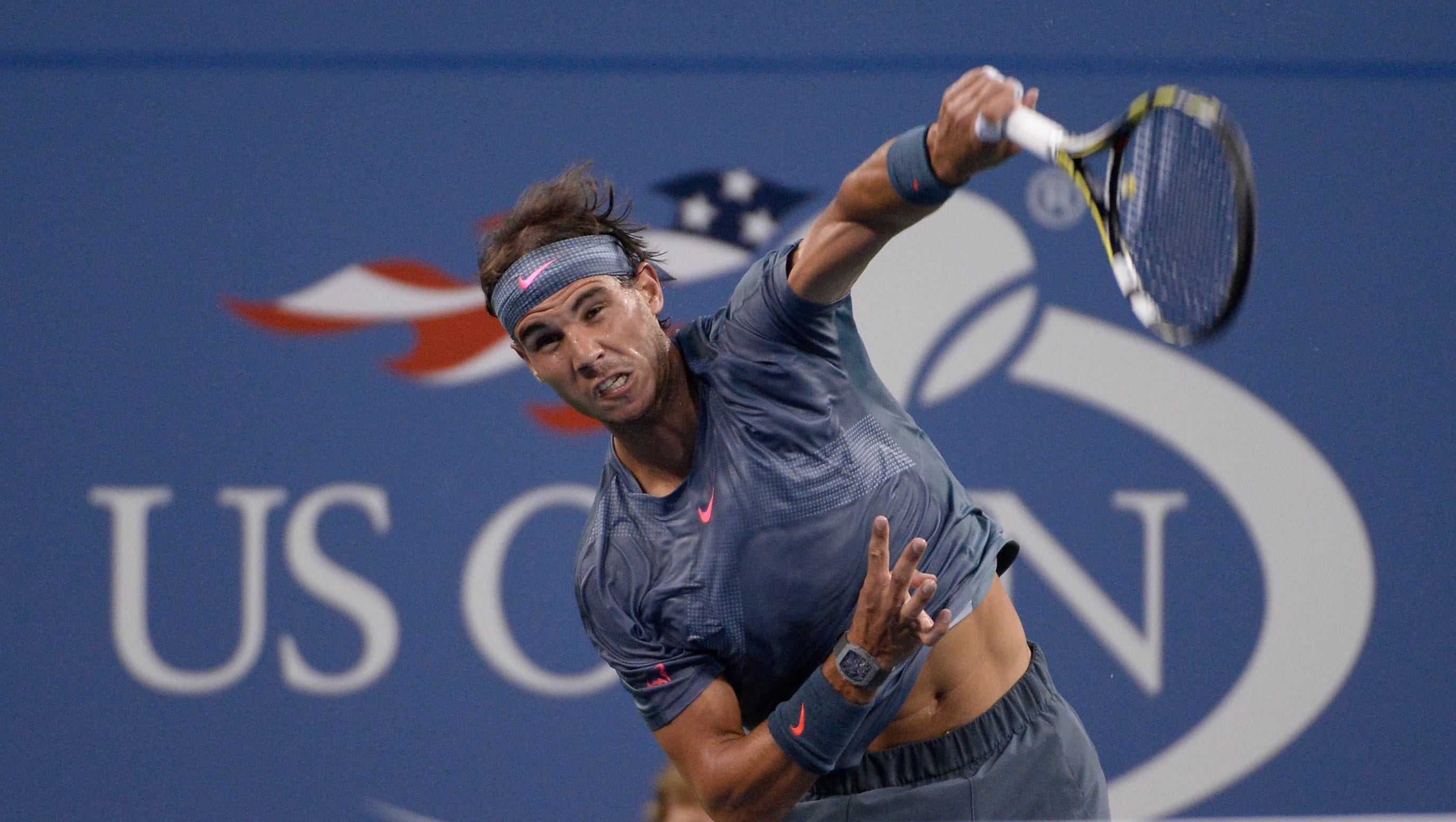 U S Open Nadal Does Damage With Underrated Serve