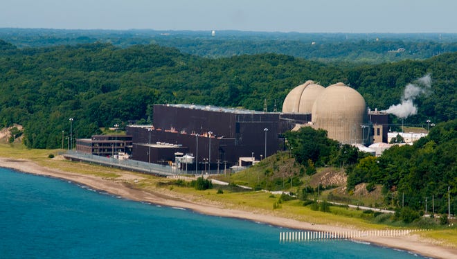 The Donald C. Cook Nuclear Power Plant near Bridgman, on the shores of Lake Michigan, generates enough electricity to power more than 1.5 million average homes.
