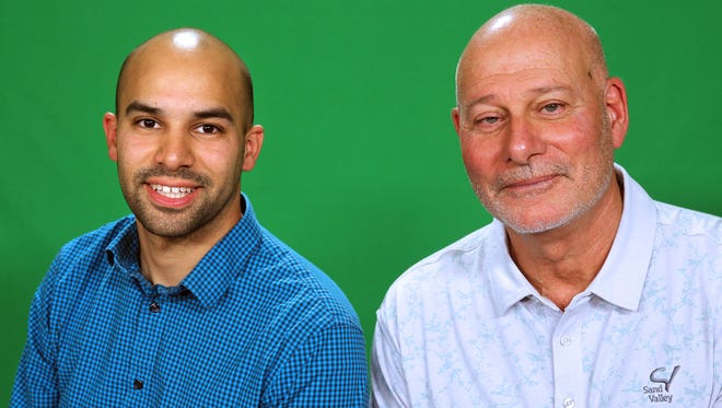 The Journal Sentinel's Bucks beat reporter Matt Velazquez (left) and sports columnist Gary D'Amato (right) team up for our Milwaukee Bucks Podcast during the 2017-'18 season.